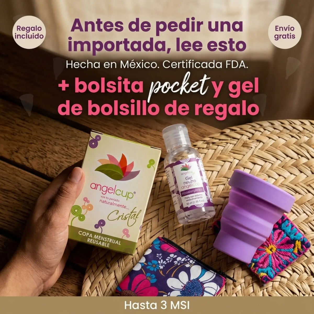 Kit Copa Colors y Vaso Esterilizador