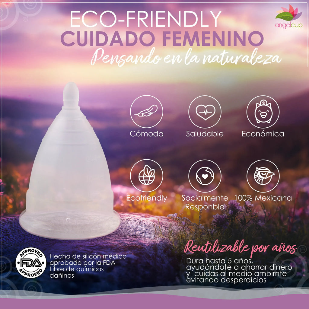 Copa Menstrual Angelcup Cristal