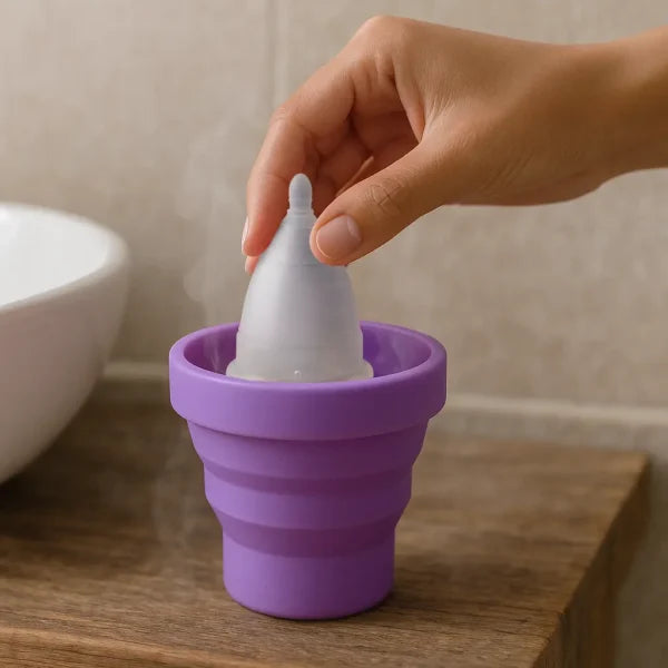 Vaso Esterilizador de Copa Menstrual Angelcup